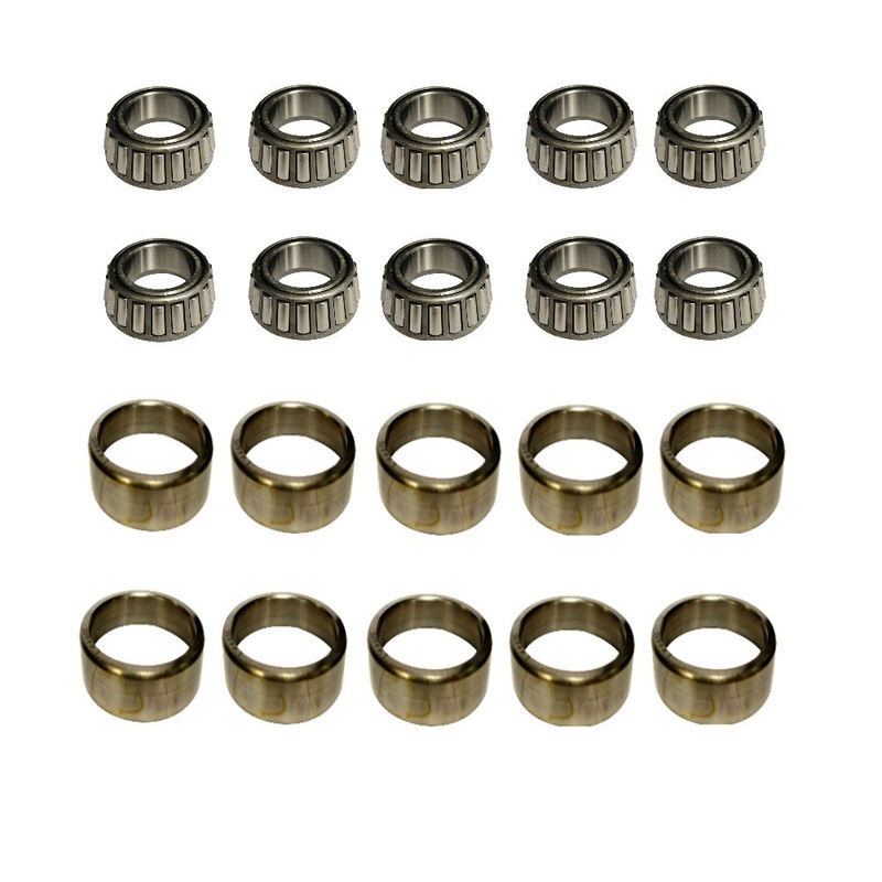 10 Trailer Hub Wheel Bearing Sets Cone L44649 & Cup L44610 2000-3500 Lb. Axles
