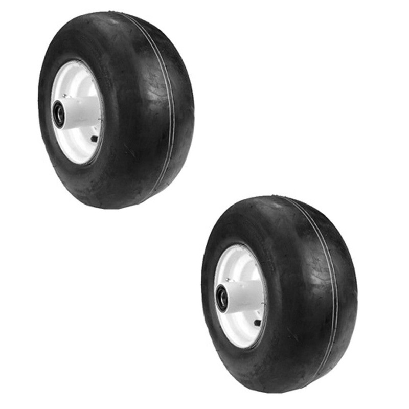 (2) Flat Free Wheel Assemblies 13x6.50-6 for Lazer Z Repl 103-0069 103-0065