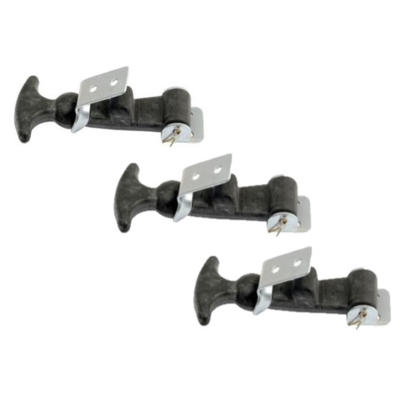 Set of (3) Hood Latch Handle Assembly S8390-1PC 5" Long & 3" C to C