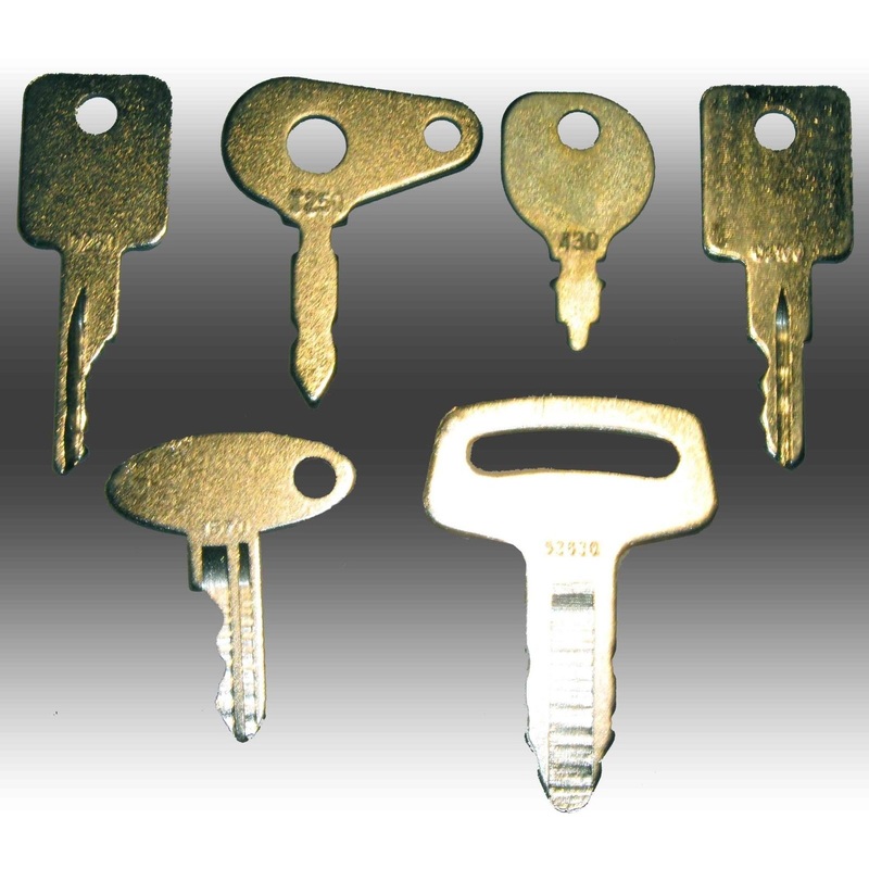 Vermeer Heavy Equipment / Construction Ignition Key Set (6 Keys)