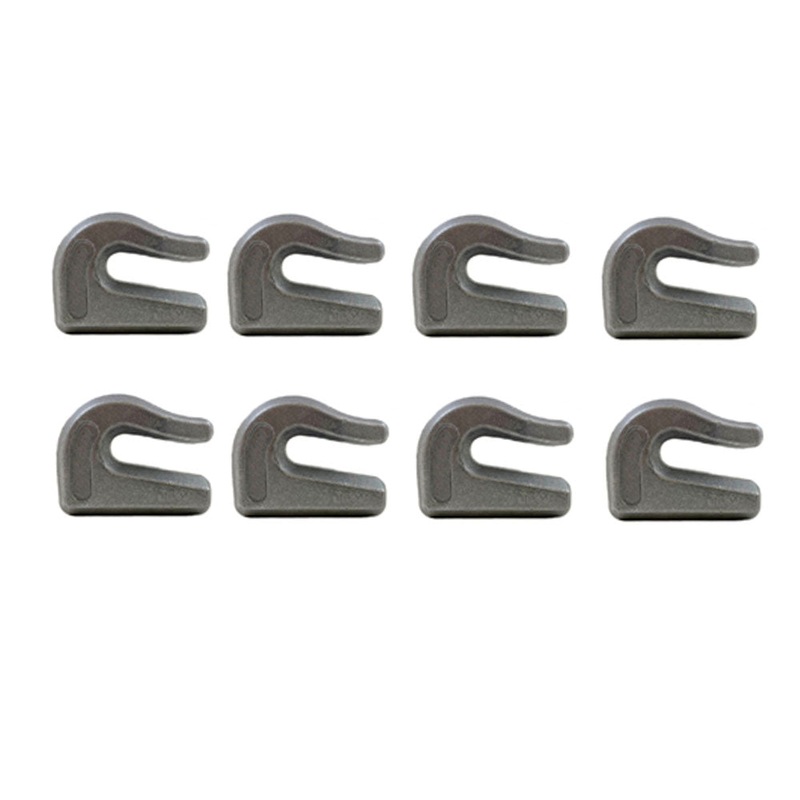 8 Weld On Grab Chain Hooks 5/16" G70 WLL 4,700 Bucket Trailer Rigging 0900103