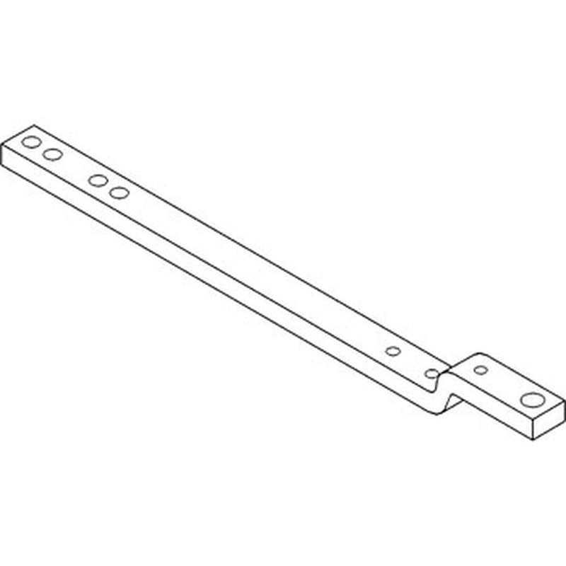 WN-T28014-PEX Drawbar, Rear, Curved Fits John Deere 2840 2940 2950 2955 3030