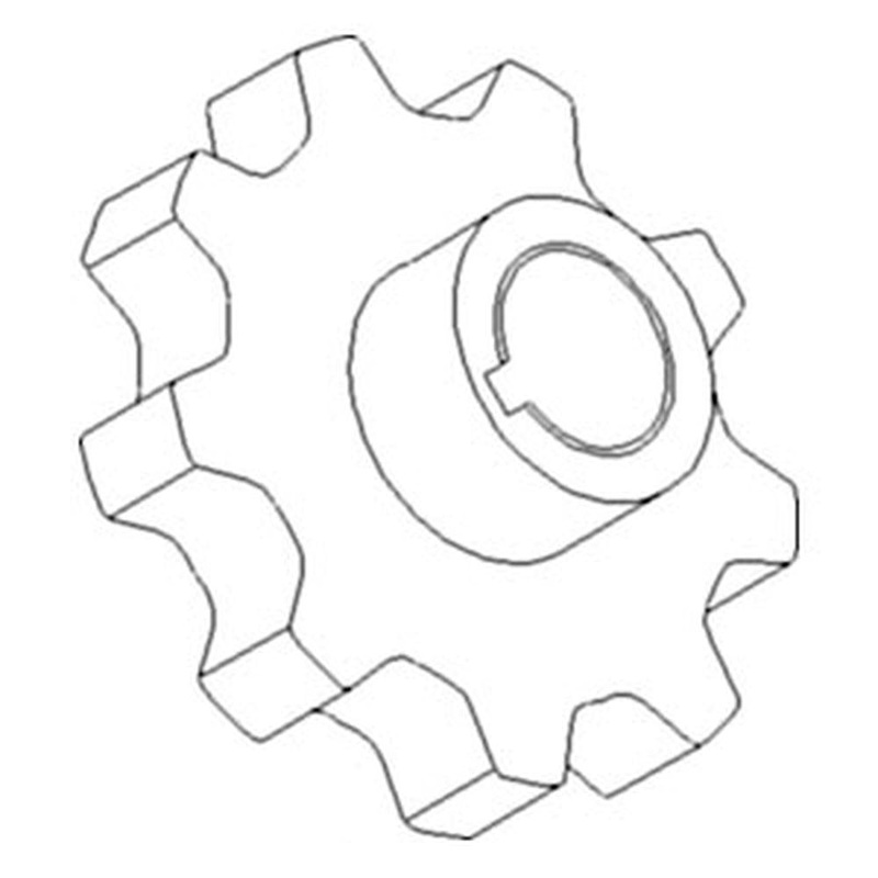 WN-87283438-PEX Sprocket, Clean Grain, Head Drive Fits International/CaseIH