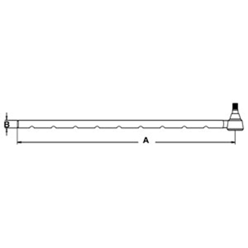 WN-C7NN3280D-PEX Tie Rod, Outer Fits Ford/New Holland 8000 9000 9700 8200 8