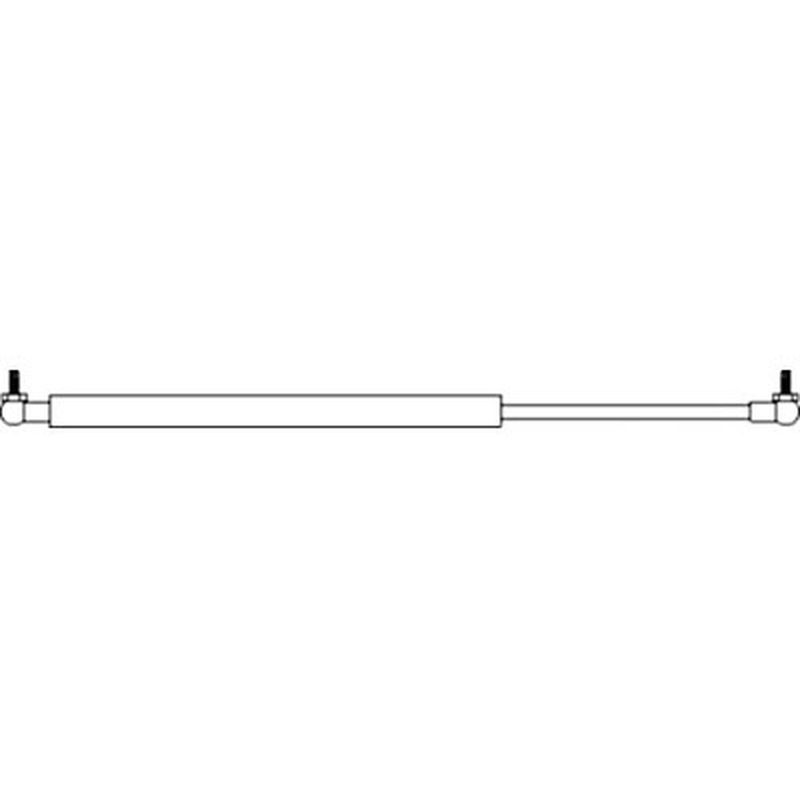 WN-AH128598-PEX Hood, Assembly, Side, Gas Strut Fits John Deere CTS