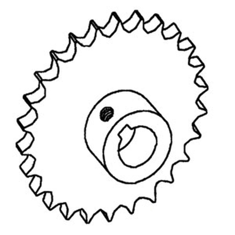WN-1345472C1-PEX Elevator, Tailings, Drive Sprocket Fits International/CaseIH