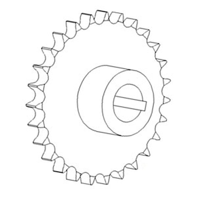 WN-296022A1-PEX Elevator, Drive Sprocket Fits International/CaseIH 2366 2377
