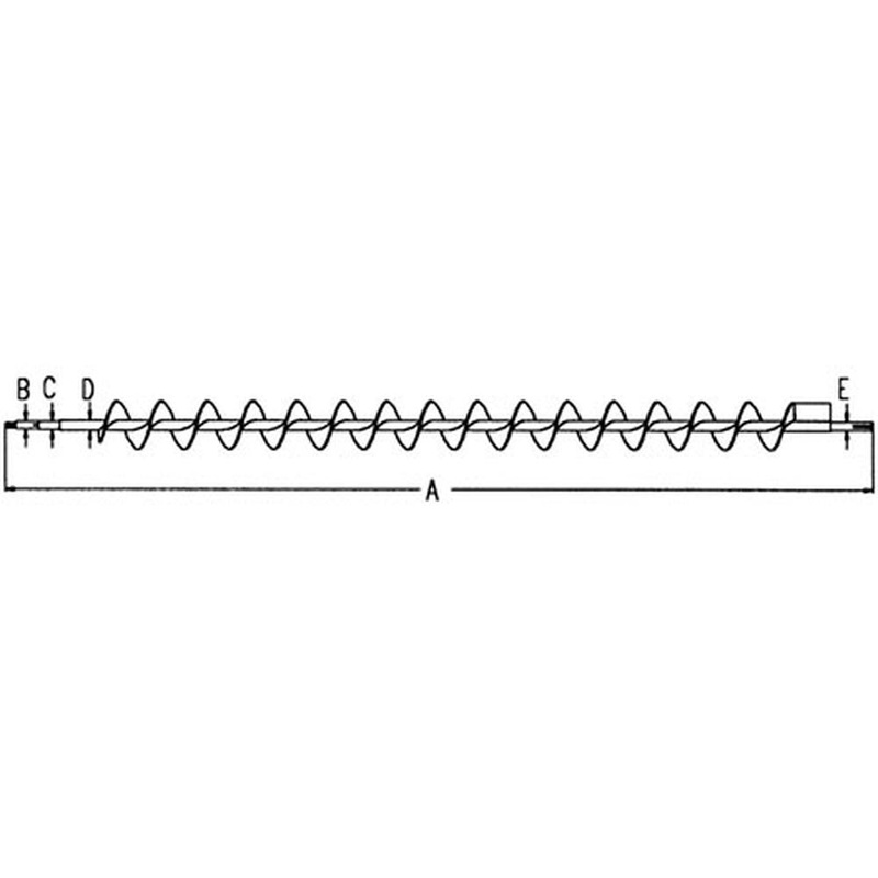 WN-AH146313-PEX Auger, Return, Lower Fits John Deere 9600 9610 9640 9650 9660