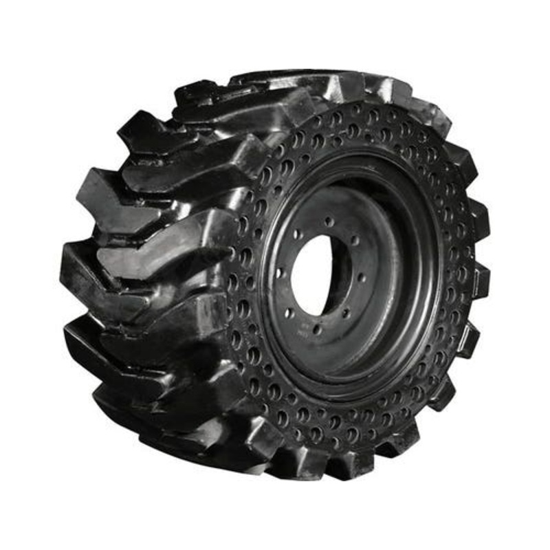 Solid Tire  10 x 16.5 - Left Hand fits John Deere fits New Holland fits Case fits Caterpillar fits Ford fits Kubota fits Komatsu