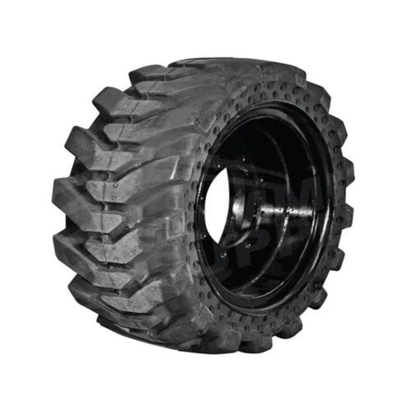 Solid Tire - 14 x 17.5 Left Hand fits Caterpillar 420F 420F UB1417-LG-3/4L