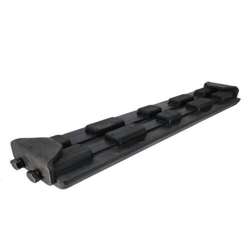 Clip-On Rubber Pad 28 fits John Deere 245G 245G LC 245GLC fits Komatsu PC128UU-1 PC128UU-2 PC128UU-2 PC138US-8 PC138USLC-8 PC138USLC-10 PC138USLC-11