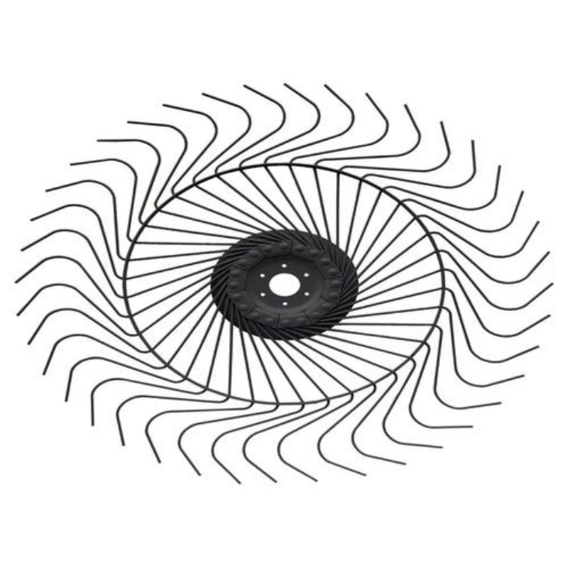 Rake Wheel - RH fits John Deere AE57871 fits New Holland 87629951 fits Tonutti RTP8 RTP10 T13 V10 V16 P20BG003 fits Gehl P20BG003 fits H+S P20BG003