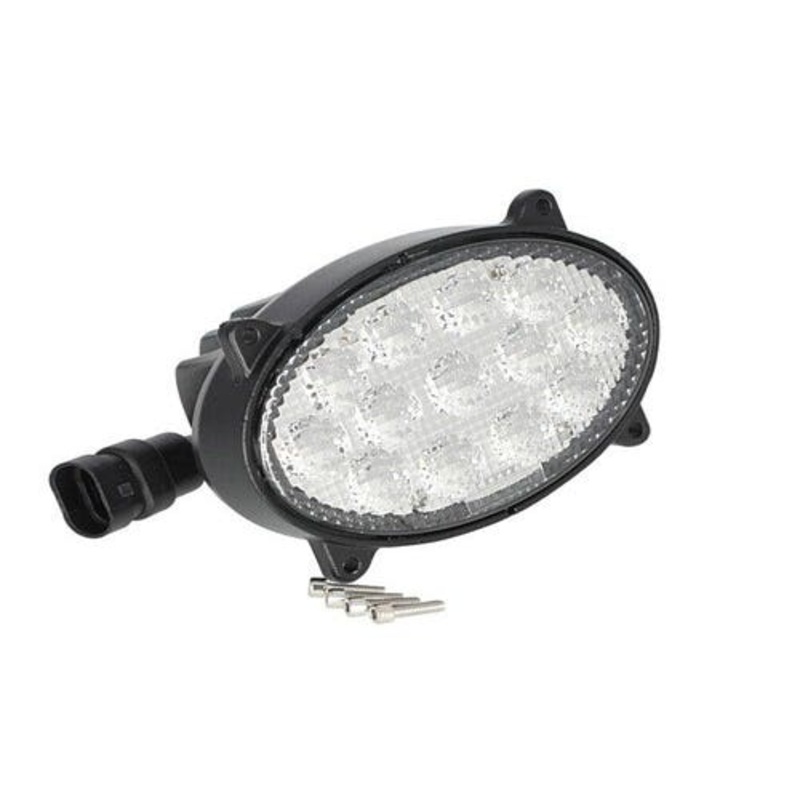 Red Rooster LED Headlight  Oval Flood Beam fits John Deere 8120 8220 8245R 8270R 8295R 8320 8320R 8345R 8420 8520 RE271574 fits Versatile 86038024