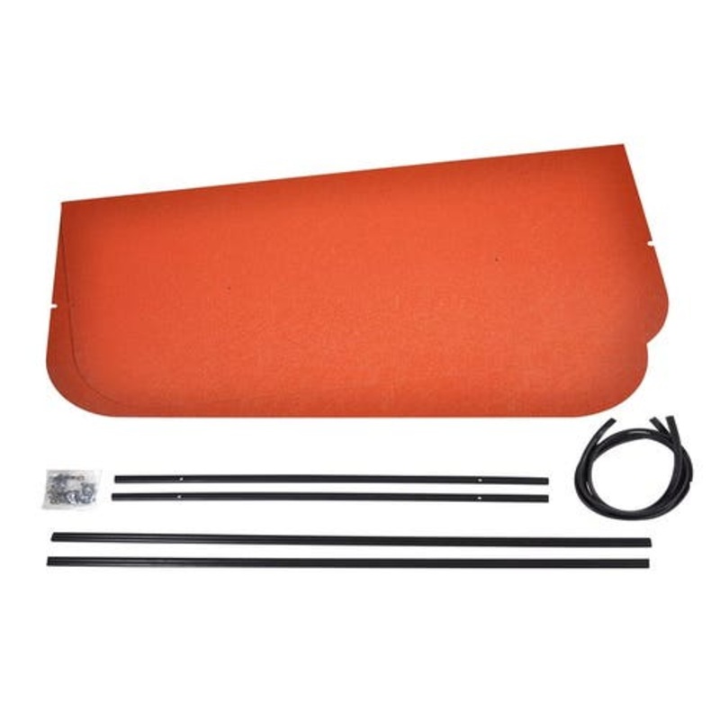 Red Rooster Tractor & Mower Sun Shade Canopy - Top Only - 44"x44" - Orange