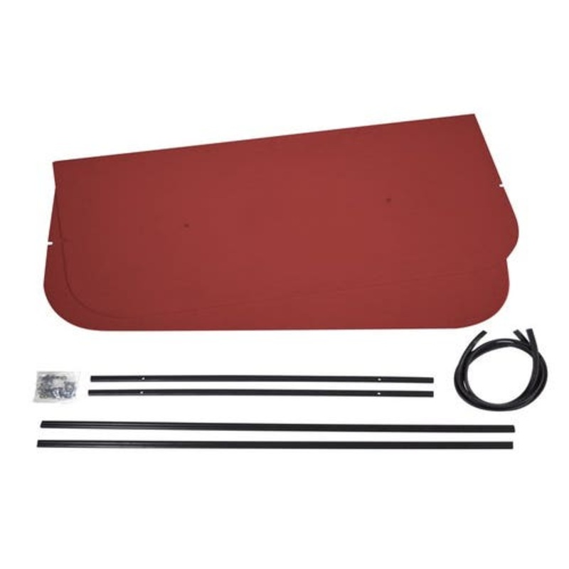 Red Rooster Tractor & Mower Sun Shade Canopy - Top Only - 44"x44" - Red
