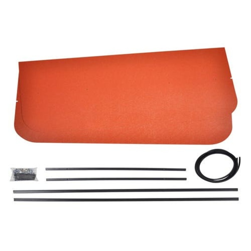 Red Rooster Tractor & Mower Sun Shade Canopy - Top Only - 48"x52" - Orange