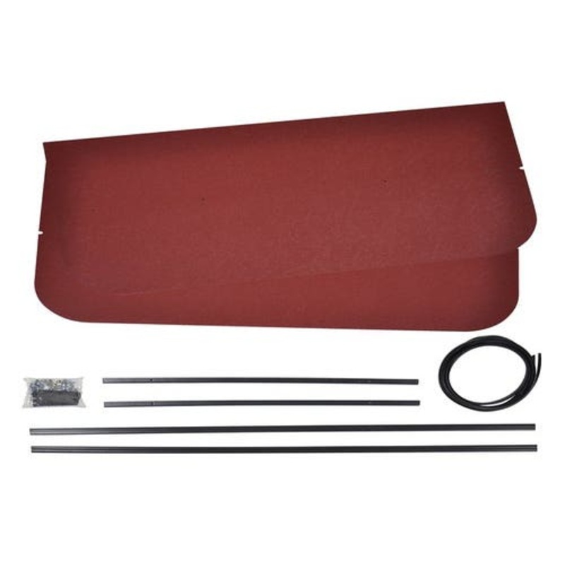 Red Rooster Tractor & Mower Sun Shade Canopy - Top Only - 48"x52" - Red