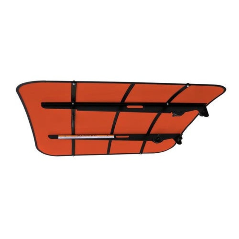 Red Rooster Tractor & Mower Sun Shade Canopy - ROPS MT - 44"x44" - Orange