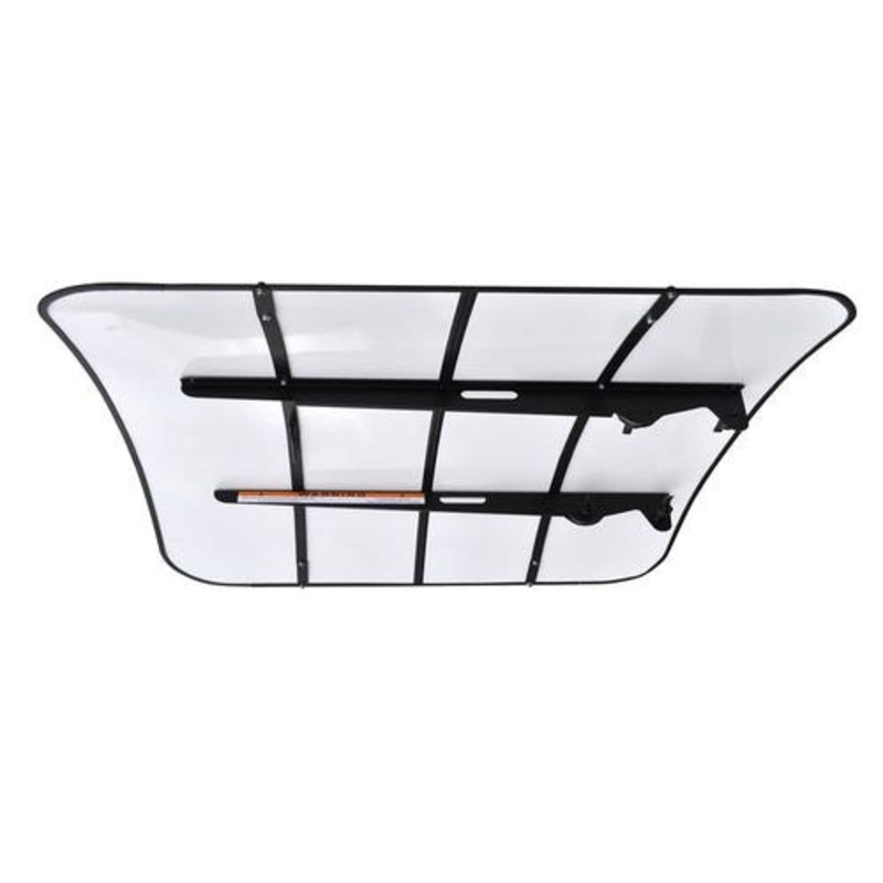Red Rooster Tractor & Mower Sun Shade Canopy - ROPS MT - 48"x52" - White