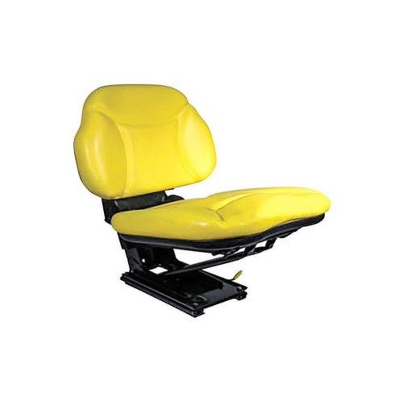 Seat Assembly with Suspension and Cushions - Yellow Vinyl 5000SC