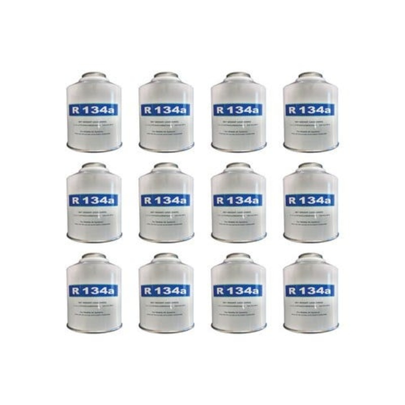 R134A Air Conditioning Refrigerant - 12 Ounces 12 pack fits Fluids/Chemicals/Oil/Additives Air Conditioning Chemicals