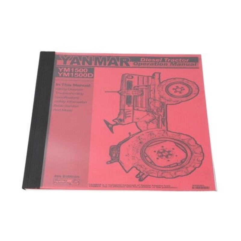 Operator's Manual fits Yanmar YM1500