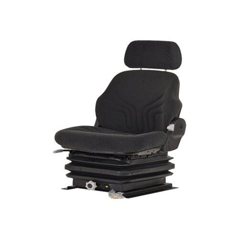 Seat Assembly Cloth with Headrest fits John Deere 450H 450J 550H 550J 650H 650J 700H 700J 750C 750J 850C 850J AT424636