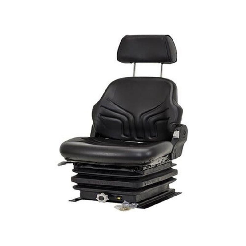 Seat Assembly Vinyl with Headrest fits John Deere 450H 450J 550H 550J 650H 650J 700H 700J 750C 750J 850C 850J 750 750 AT424635