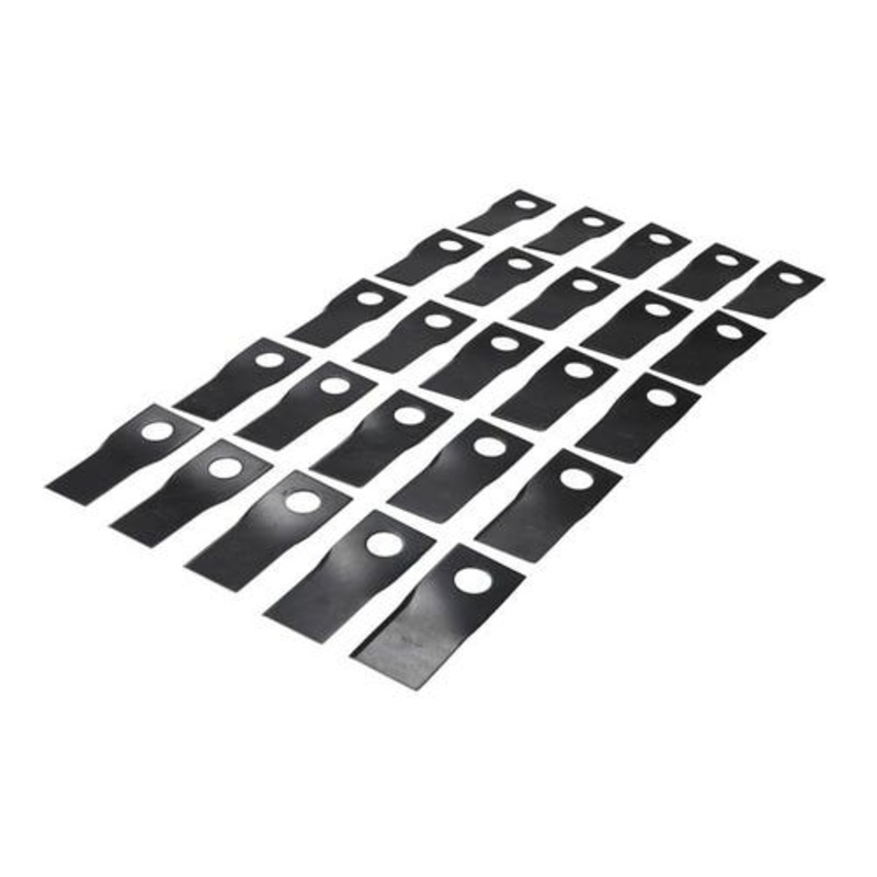 Disc Mower Blade - Right Hand 14 Clockwise Twist 25 Pack fits Case IH 84255699 fits New Holland 84255699
