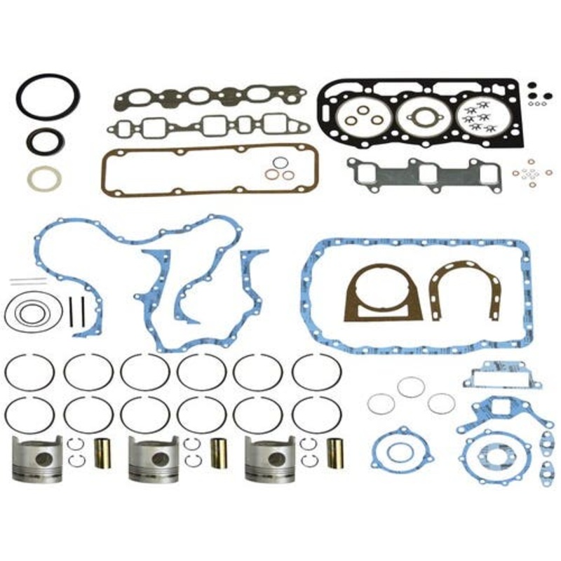 Engine Rebuild Kit - Less Bearings - .030" Oversize Pistons BSD332 192 fits Ford 334 340B 445A BSD332 192 334 340B 445A 3610 3910