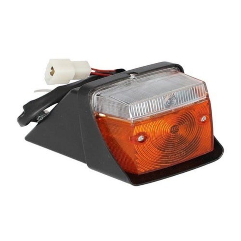 Light Housing - Fender Park Turn Signal Square fits Mahindra 3325 3825 4025 4500 4525 4530 5500 5525 5530 6000 6030 6500 6525 6530 008000698B91