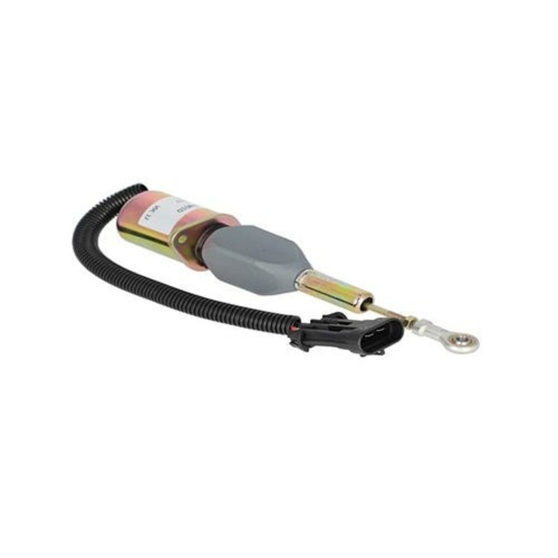 Fuel Solenoid Assembly fits New Holland 8670A 8770 8770A 8870A 8970 8970A TR89 TR97 TR98 TR99 TX66 87801213 F2NN9D278BA F3NN9D278BA 87616313