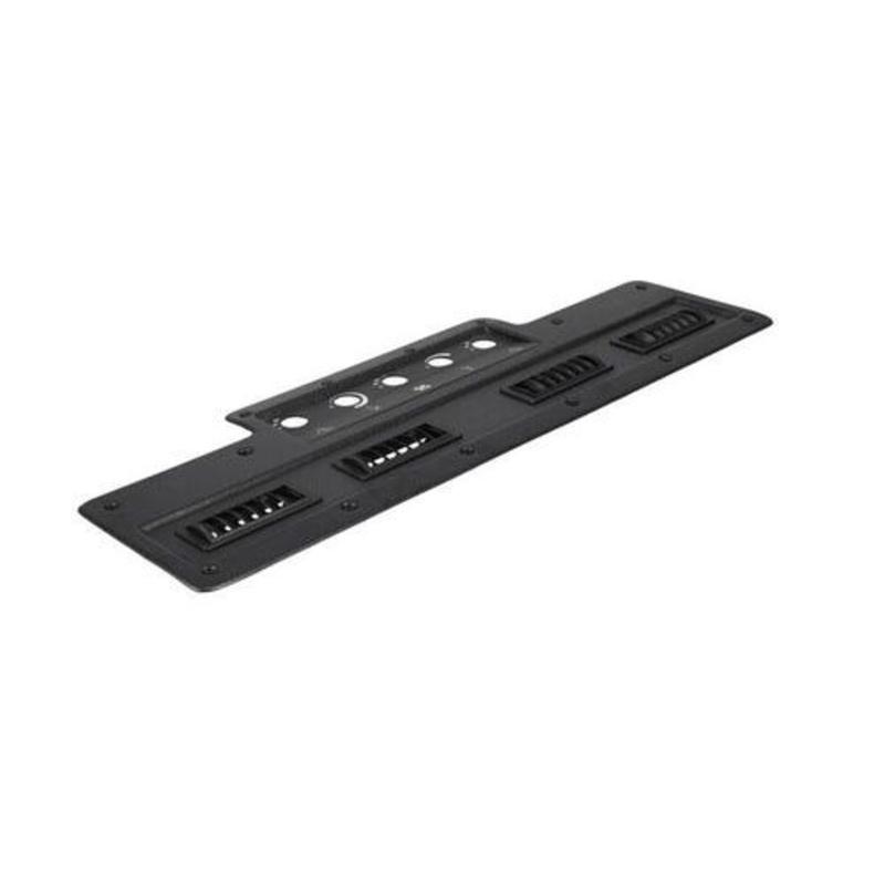 Air Conditioning/Heat Control Panel Bezel Black 4 Vents fits John Deere 4030 4040 4050 4230 4240 4250 4430 4440 4450 4630 4640 4650 4850 8430 H121828