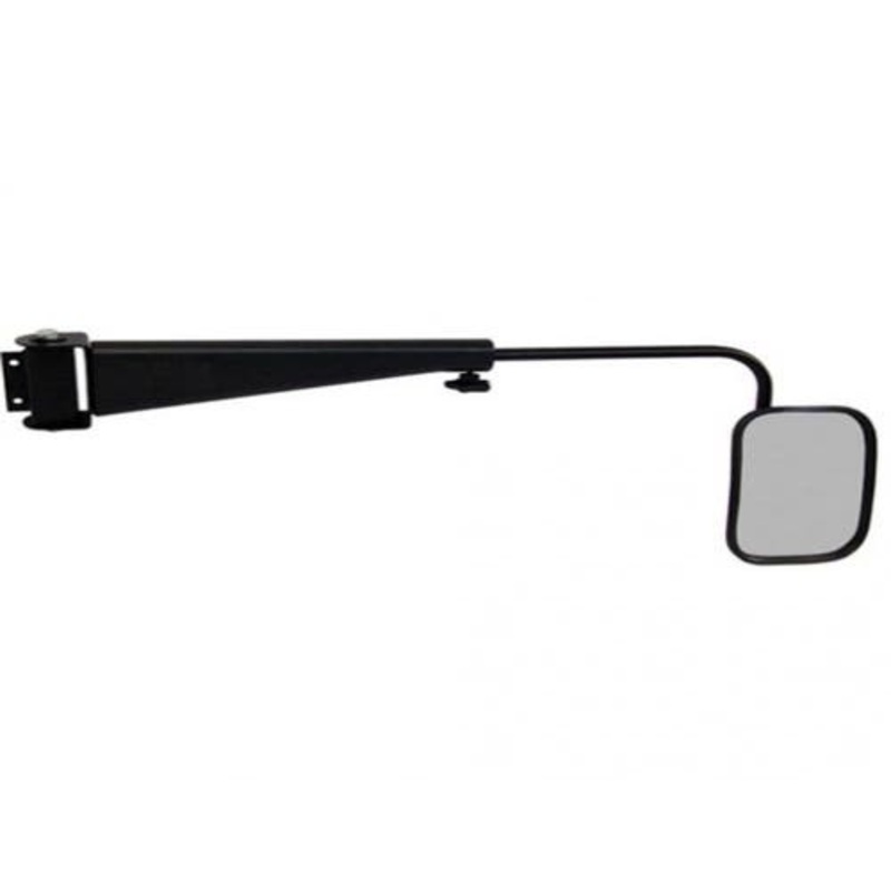 Mirror Assembly with Extendable Arm RH 8" x 11" fits Case IH 7110 7120 7130 7140 7150 7210 7220 7230 7240 7250