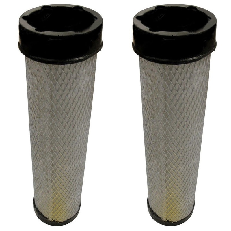 (2) Air Filters Fits John Deere 240 250 270 317 320 Skid Steer 1600 2000 2100