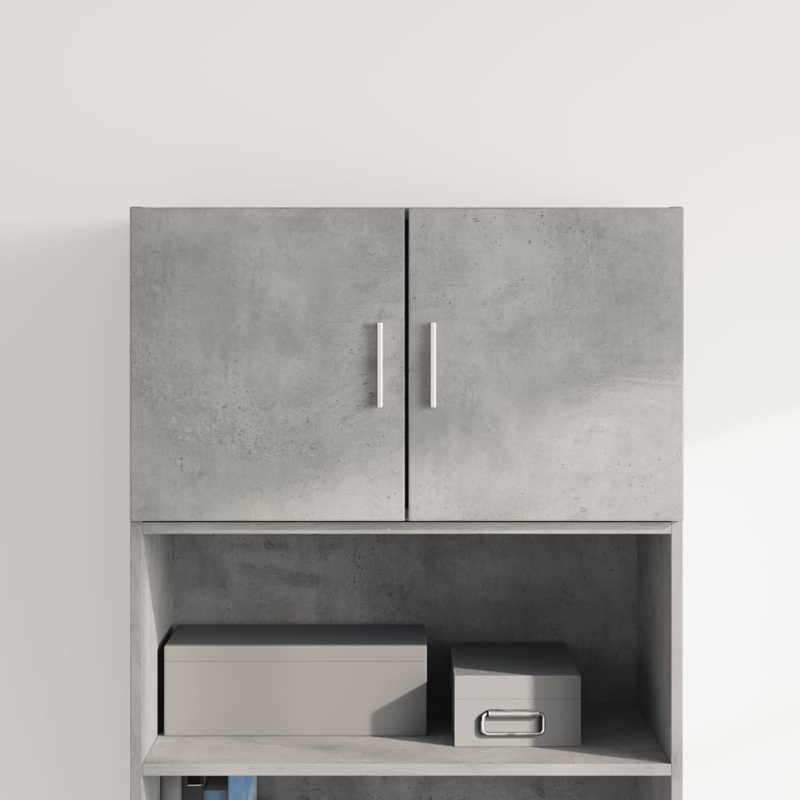 Armoire murale gris bton 70x42,5x40 cm bois d'ingnierie