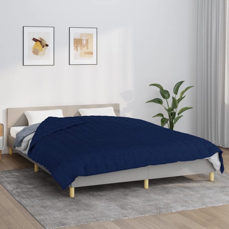 Couverture leste Bleu 220x235 cm 11 kg Tissu